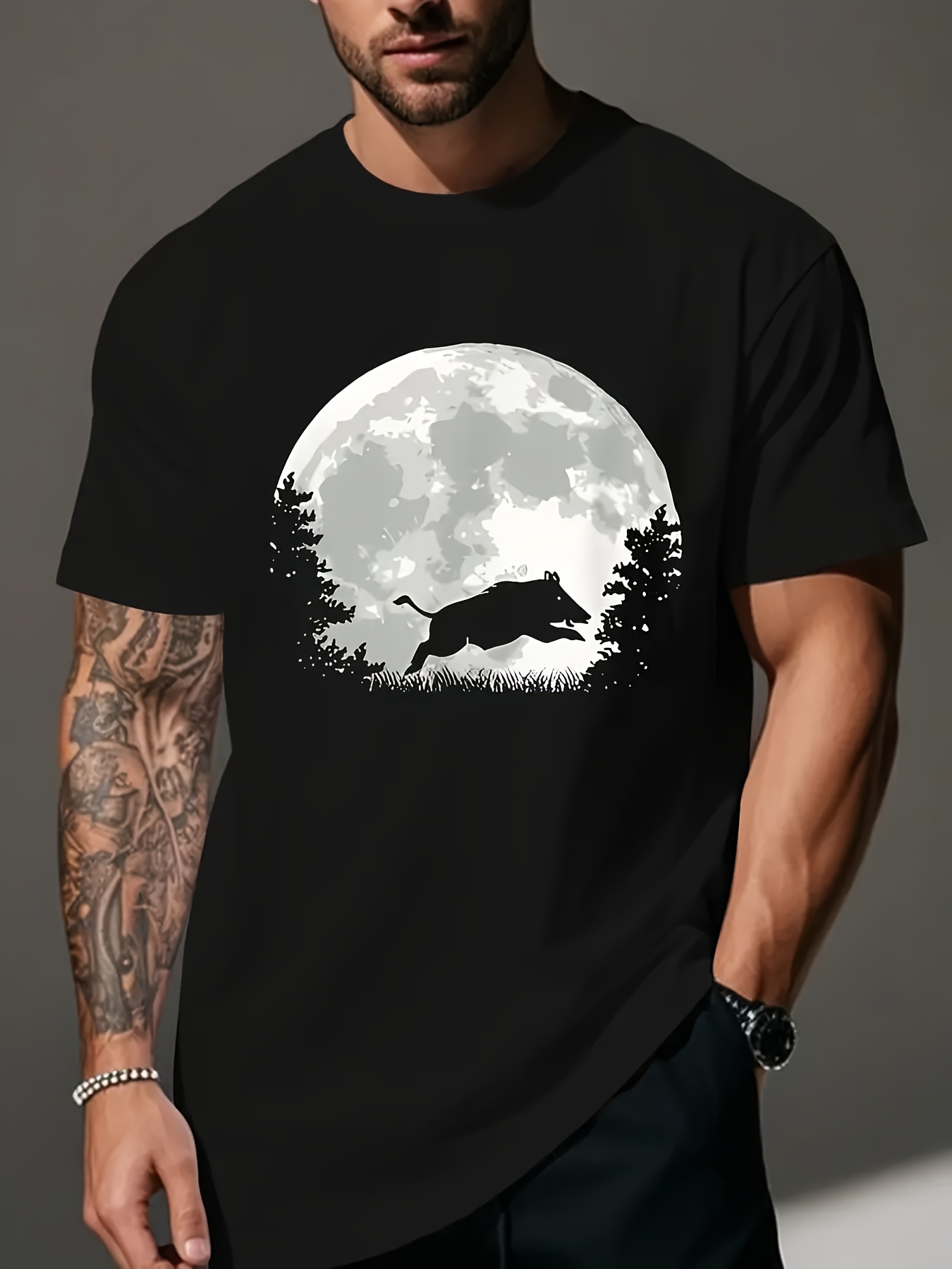 Outdoor Adventure Sports - Men's Wilderness T-Shirt - Wild Boar