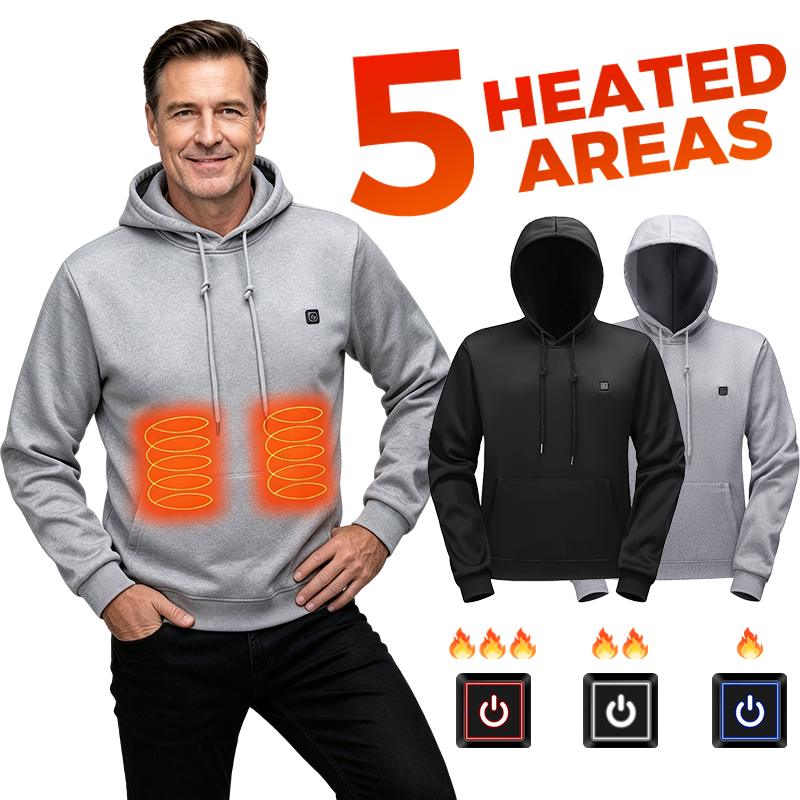 5 Zone Heated Sweatshirt for M - огляд і ціна Outdoor Adventure Zone