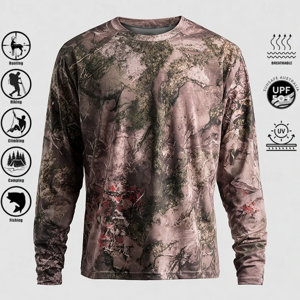 Men Long Sleeve T-shirt Polyes - огляд і ціна Outdoor Adventure Trips